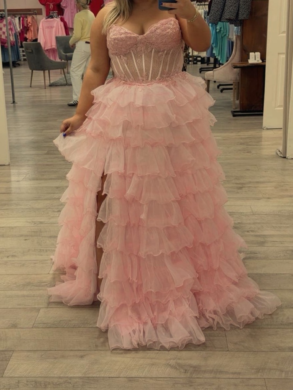 Nox Anabel Prom Dress Pink